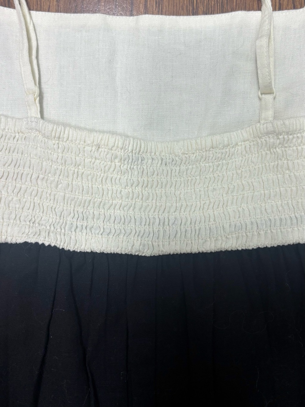 Sincerely Jules Black and Cream Midi Dress Size Medium - Picture 5 of 10